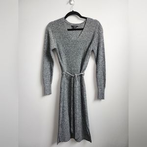 Heather Grey Sweater Midi Dress